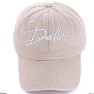 Zenana Washed Embroidered City Baseball Cap – Dallas